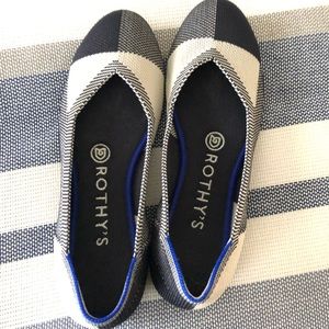 Captoe Black Rothy’s, sz 6